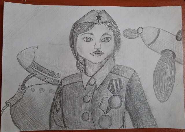 Как легко нарисовать ветерана